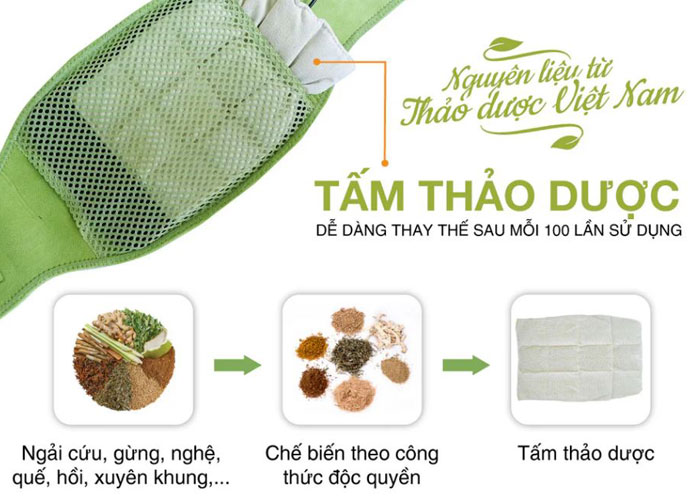 Cách dùng đai lưng thảo dược hiệu quả nhanh