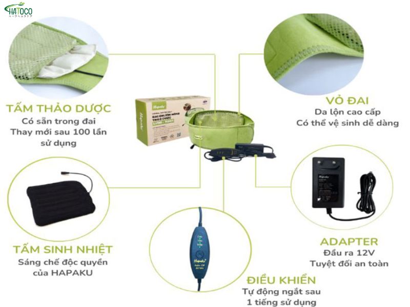 Cơ chế hoạt động của đai lưng thảo dược khá đơn giản