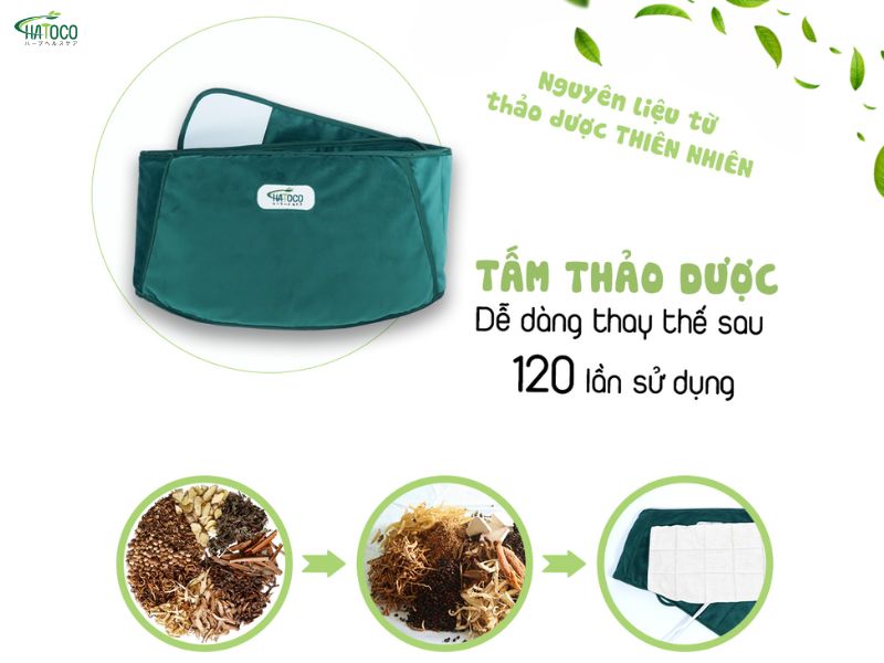 Thành phần của đai lưng thảo dược