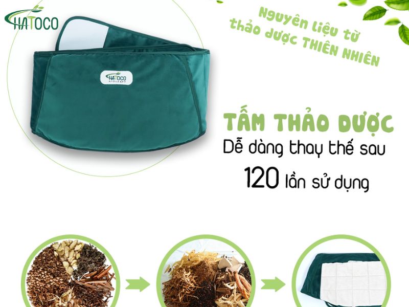 Đai lưng thảo dược làm từ thảo dược lành tính nên rất an toàn, giảm đau hiệu quả, không gây tác dụng phụ