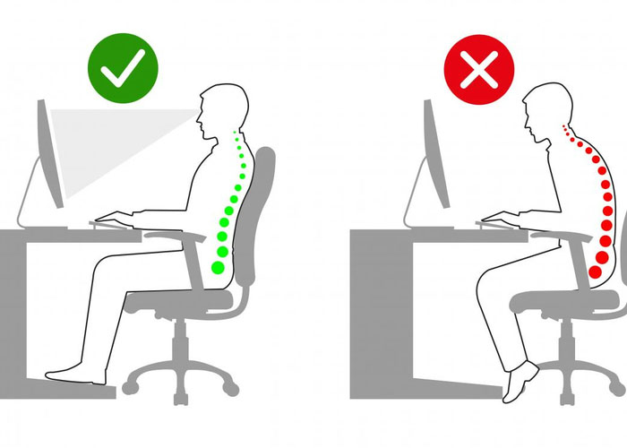 Hướng dẫn cách ngồi làm việc đúng tư thế cho nhân viên văn phòng