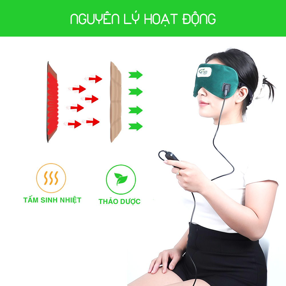 Đai chườm mắt hỗ trợ giấc ngủ có hiệu quả không?