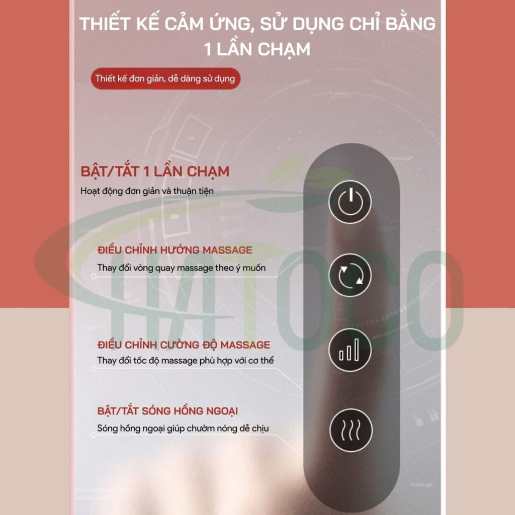 Máy massage bụng Hatoco HTC - 05